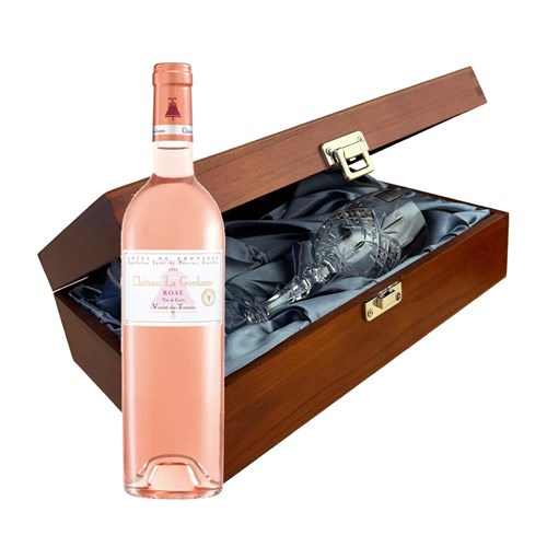 Chateau la Gordonne Verite du Terroir Rose Wine In Luxury Box With Royal Scot Wine Glass